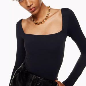 Babaton Artizia Contour Square Neck Bodysuit